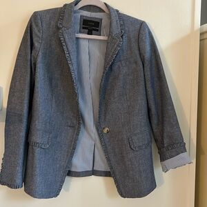 J crew Chambray regency blazer